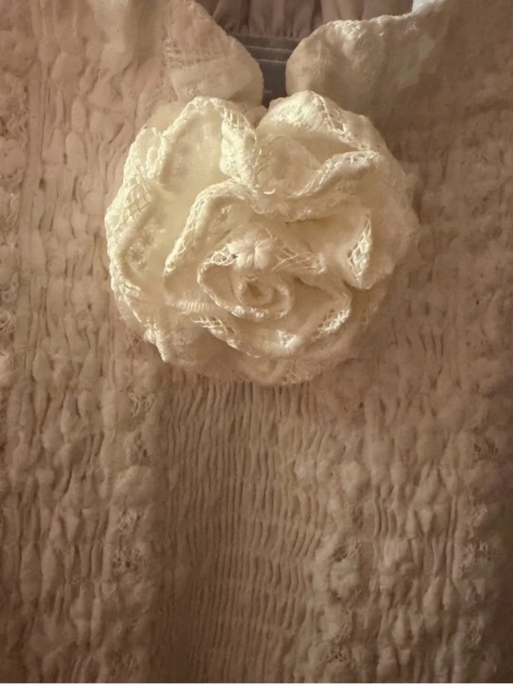 Hill House The Rosetta Nap Dress in White Broderie Voile - Picture 6 of 8